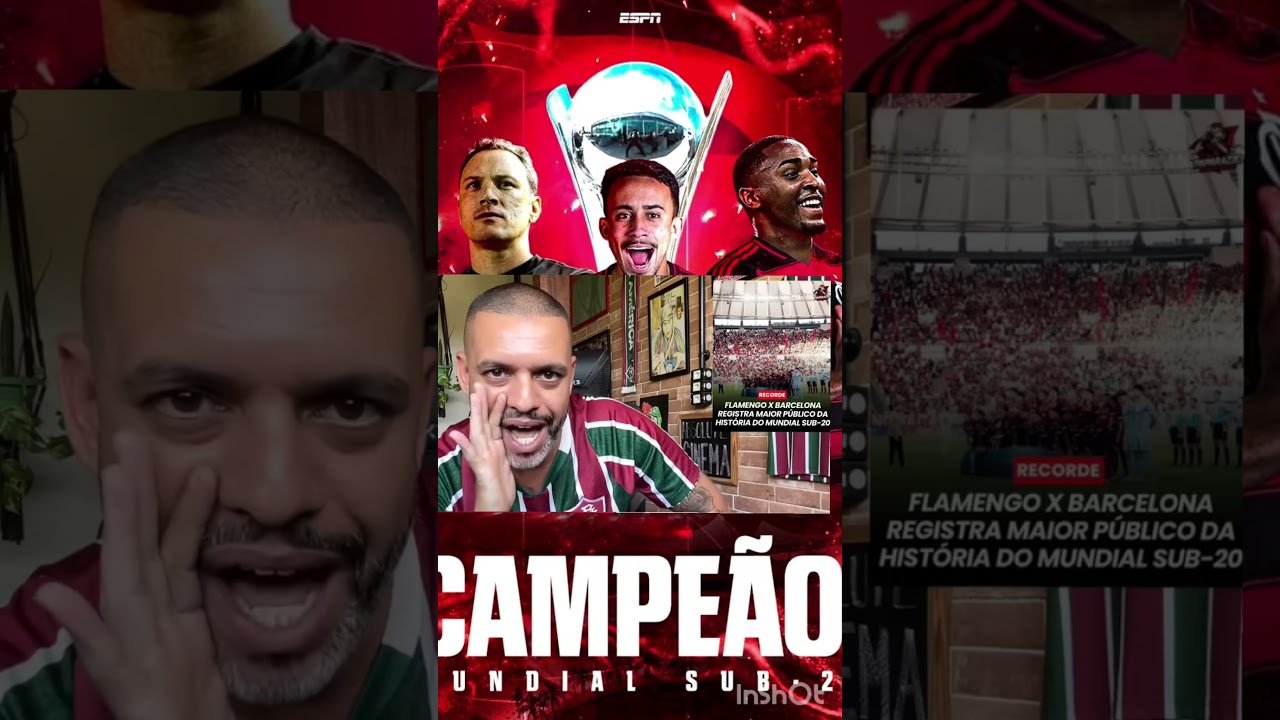 🔥 Flamengo BI Mundial Sub-20! 😂 Allves Tricolor em desespero 