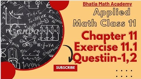 FIRST PRINCIPLE METHOD Ex-11.1 || Lecture-1 | Differentiation Ch-11 | Class- 11 Applied Maths