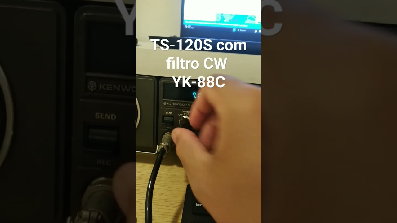 TS-120S com filtro CW - YK-88C 