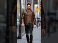 Brown vs Black Leather Jacket 🔥 Which Wins? #mensfashion #elegantstyle