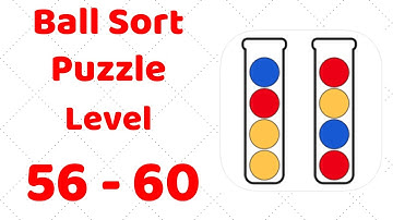 Ball Sort Puzzle Level 56-60 Walkthrough
