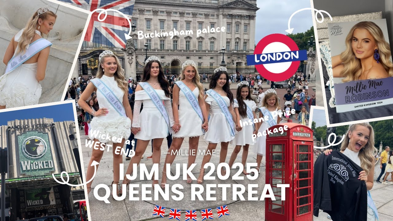 IJM UK QUEENS RETREAT 🇬🇧☕️🧸🎡| MILLIE MAE 
