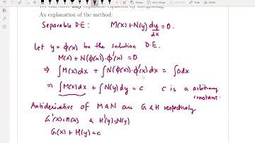 Section 2.2 Separable Differential Equation MATH260