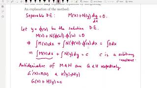 Section 2.2 Separable Differential Equation MATH260