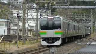 E217系F‐03編成+F-53編成普通列車823M 熱海駅到着+α
