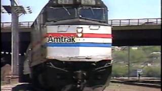Amtrak in Worcester, MA 1990 @jonniealco