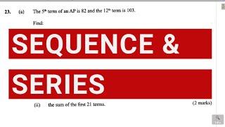 Information ARITHMETIC PROGRESSION(A.P) | KCSE 2017 PP2 Guide