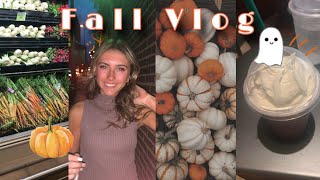 A calm and boring fall vlog…🍁🎃 (grocery shopping, eating, etc.)