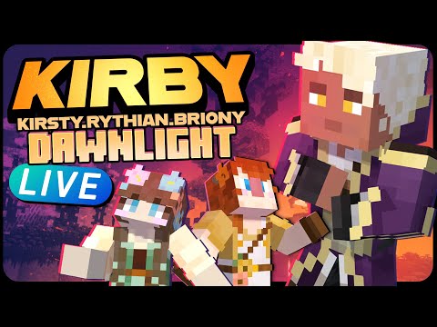 KirbyCraft Dawnlight: Magic in the Air! | Kirsty, Rythian & Briony!