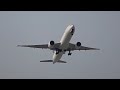 Beautiful Saudi Arabia Boeing 777-300er taking off. Crab climb.#boeing #777 