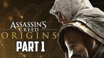 Assassins Creed ORIGINS Walkthrough PART 1 (PS4 Pro) No Commentary 1080p HD