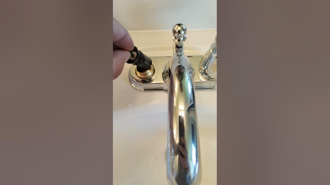 Moen 2handle faucet, cartridge replacement with just with one hand