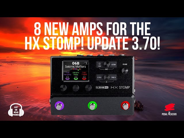 ギター Line6 HX Stomp Firmware 3.80.0 HX 3.80 Helix HX Stomp new firmware update Line6 Liveplayrock
