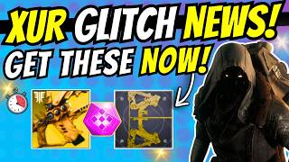 XUR Has Rare GLITCH News! (Get INSANE Catalysts & 1000 Voices Exotic) Xur Review   Destiny 2 Builds