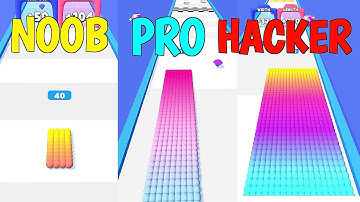 NOOB vs PRO vs HACKER Canvas Run , Gameplay Android & iOS