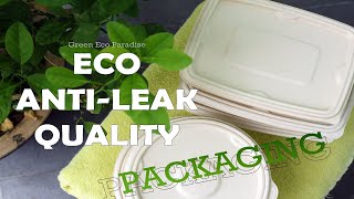Anti Leak and Compostable Food Containers