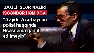 İsgəndər Həmidov: parlamentin özünün 95 faizi cinayətkardı