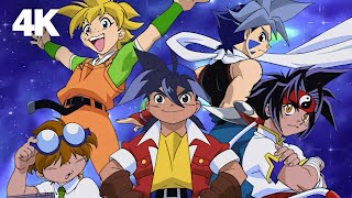 「4K AI UPSCALE」Bakuten Shoot Beyblade Opening (FIGHTING SPIRITS)