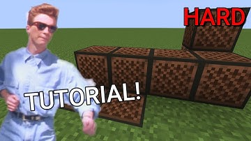 How to play Rickroll on Noteblocks?