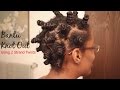 Bantu Knot Out | Using 2 Strand Twists | Natural Hair - ParisIn85