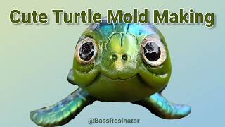 Cute Turtle Mold Making #resinart #moldmaking #turtle