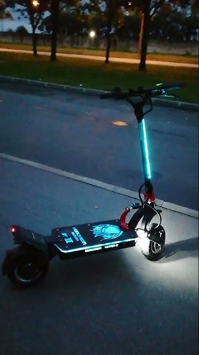 Самодельная водонепроницаемая LED подсветка для электросамоката - YouTube