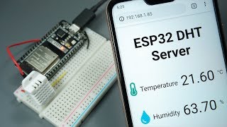 ESP32 DHT11/DHT22 Asynchronous Web Server (auto updates Temperature and Humidity)