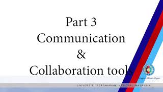 Part 3   Communication & Collaboration Tools