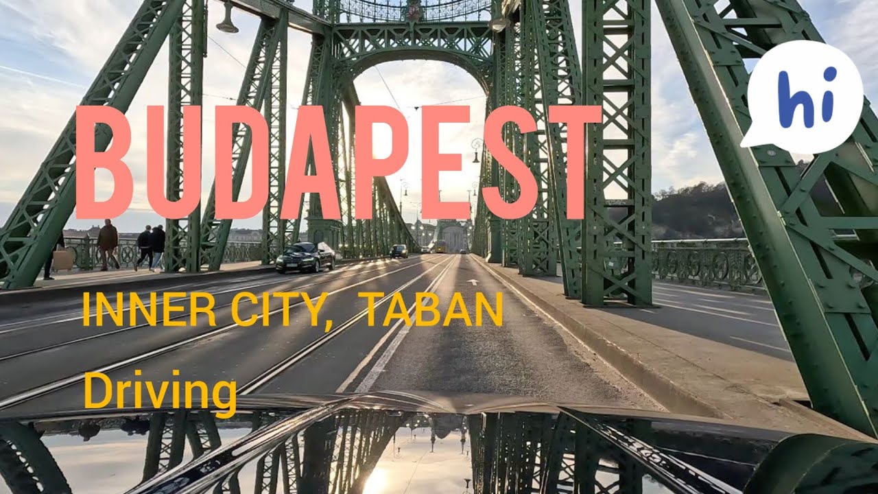 |4K| Budapest 🇭🇺 | 🚙 Driving from INNER CITY to TABAN 🚙| Winter 2023 | GoPro