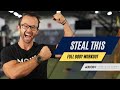 Full body workout for any client steal this  full nasmcpt workout example with breakdown