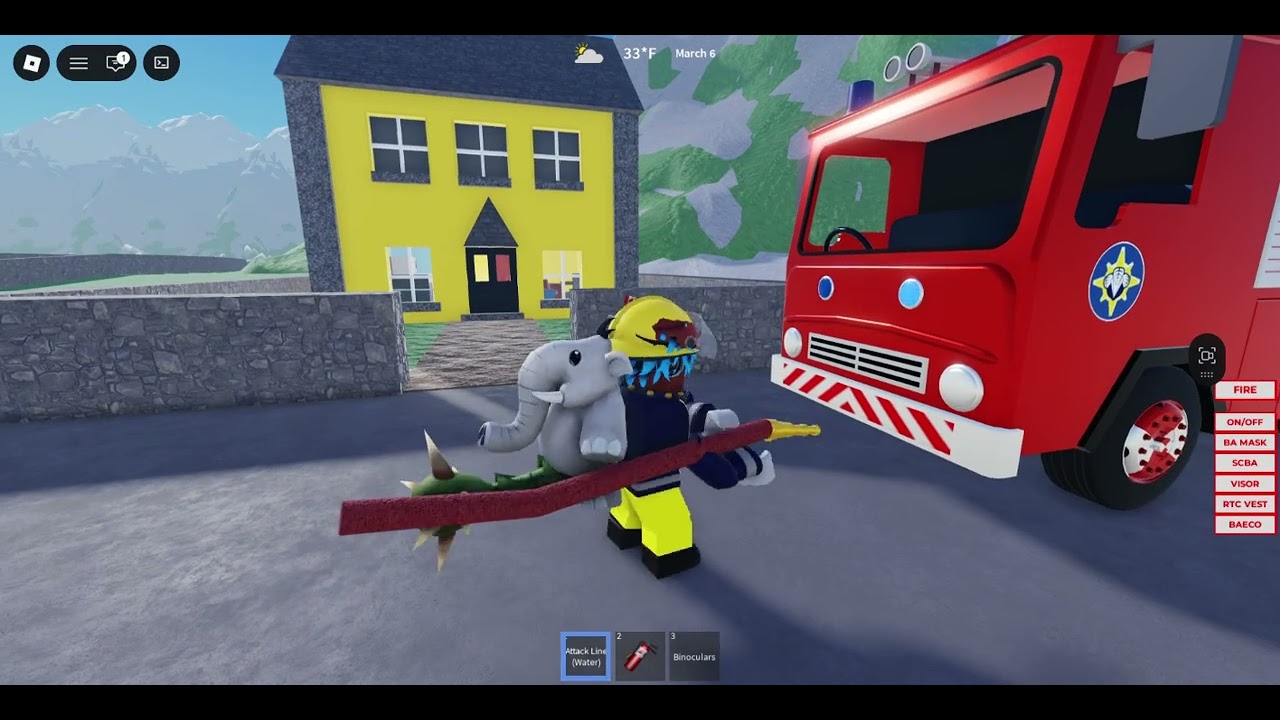 fireman Sam series season5 Roblox fire at floods house./ episode 1