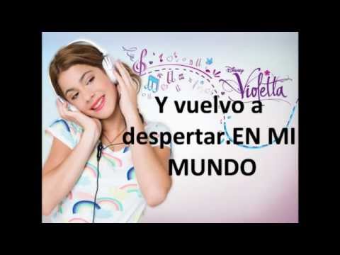 En mi mundo- Violetta :Letra