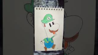 I can't draw 8 #luigi #sketchbookdump #noface #content