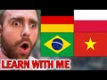 Learning Vietnamese and German