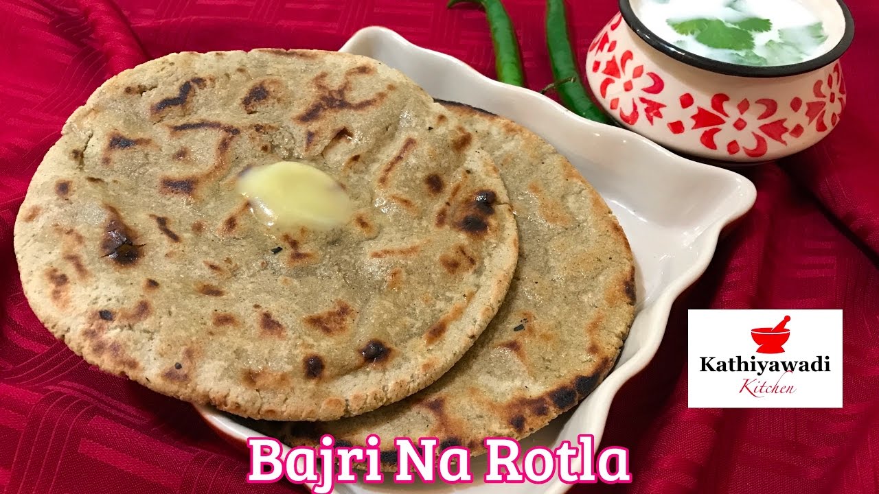 Gluten free, Bajra no rotlo, Bajra bhakhri recipe, Sajje roti, Kathiyawadi ...