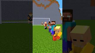 Help Herobrine Kick Vs Entity Vs Notch #Herobrine #Minecraft #Saitama #Shorts