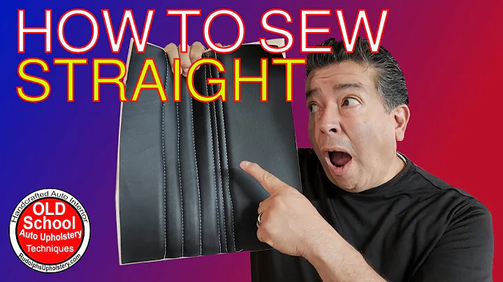 Upholstery Secrets: Master Straight Lines for Beginners