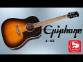 Електроакустична гітара EPIPHONE J-45 AGED VINTAGE SUNBURST