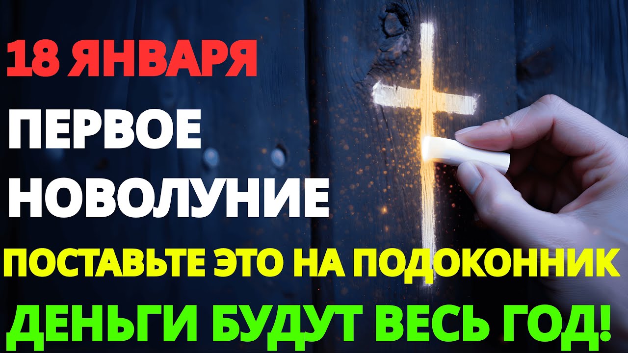 18 ЯНВАРЯ НОВОЛУНИЕ + КРЕЩЕНСКИЙ СОЧЕЛЬНИК Мощный День, Чтобы Притянуть Денежную Удачу На ГОД