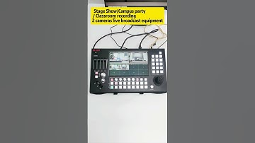 PTZ control NDI HX video switcher-Multi camera live stream video equipment#livestream#ndiswitcher
