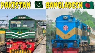 Pakistan  Railway Vs Bangladesh Railway | Railway Comparison 2024|| 🚂🚋🚋🚋