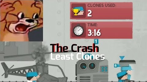 Clone Armies The Crash Level Least Clone Record (2 Clones)