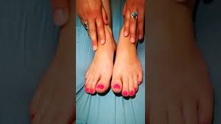 Sexy toes - hot pink polish