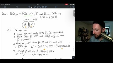 Example 7: Deciding and Recognizing Languages