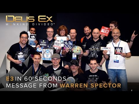 Vídeo: Warren Spector Fala Sobre Deus Ex: Guerra Invisível