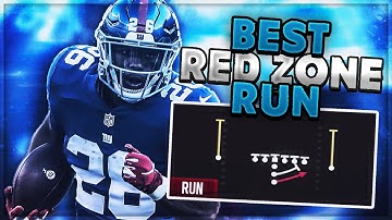 Best Red Zone Run in Madden 19 | Free Red Zone Touchdowns
