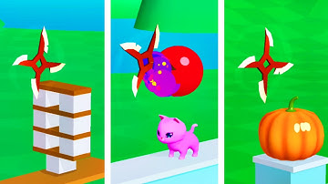 Dont Slice The Cats : Very Satisfying And Relaxing ASMR Slicing Game