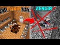 FAKİR TUZAKLI HAPİS VS ZENGİN TUZAKLI HAPİS! 😱 - Minecraft