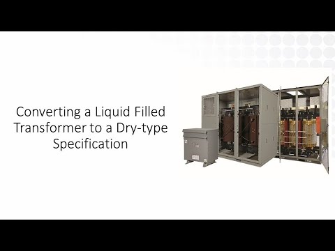 Dry Type Transformer Options for Liquid Cooled Transformer Specifications