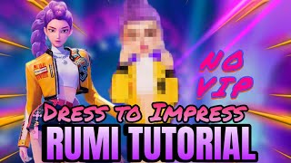 RUMI FROM KPOP DEMON HUNTERS IN DRESS TO IMPRESS *TUTORIAL*